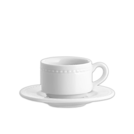 Chávena Chá Perla com Pires 206ml 15.2X2.1cm - Image product
