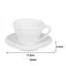 Chávena Pequeno Almoço Perla com Pires Lisa 334ml 17.2X2.4cm Chávena Pequeno Almoço Perla com Pires Lisa 334ml 17.2X2.4cm