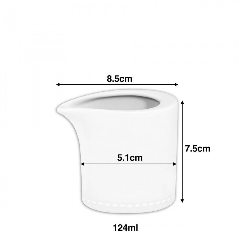 Leiteira Perla 124ml 8.5X5.1X7.5cm