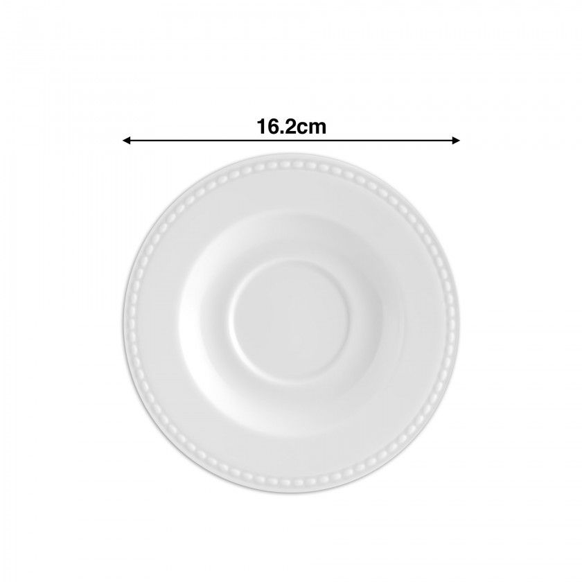Pires Perla para Chávena Consomé 16.2X2.1cm Pires Perla para Chávena Consomé 16.2X2.1cm