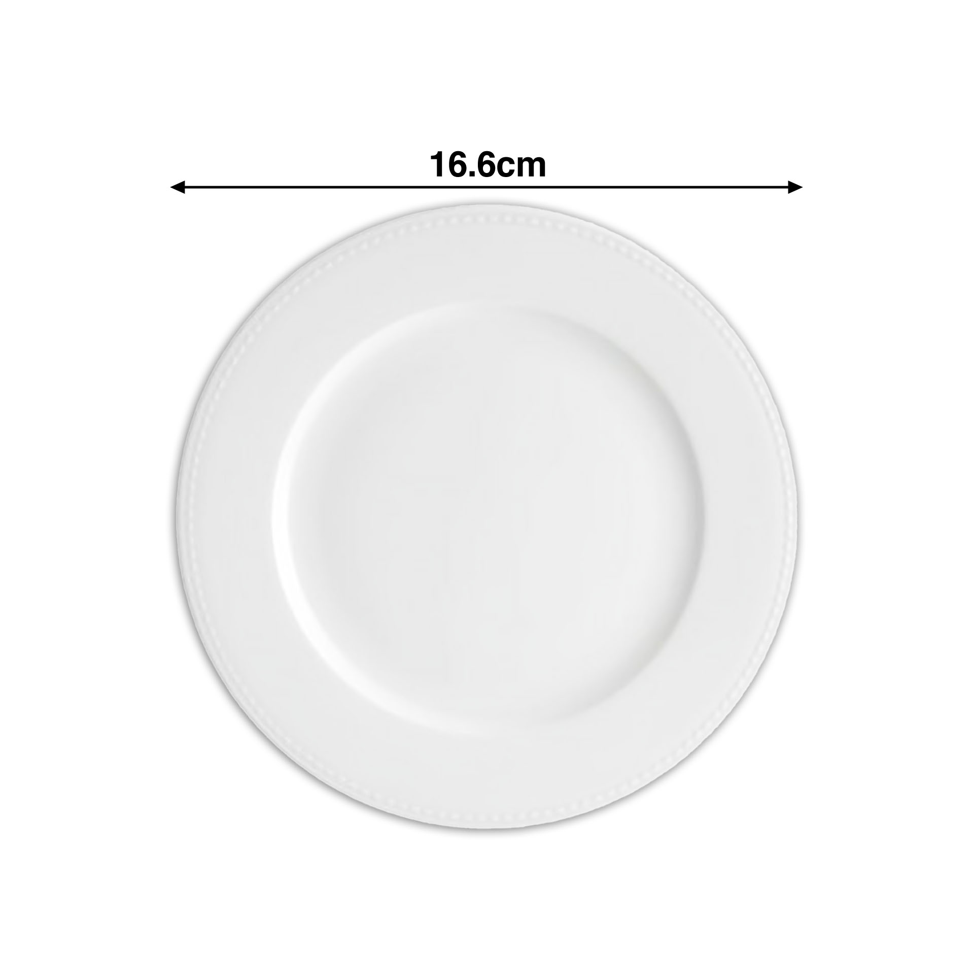 Prato Pão Perla 16.6X1.8cm