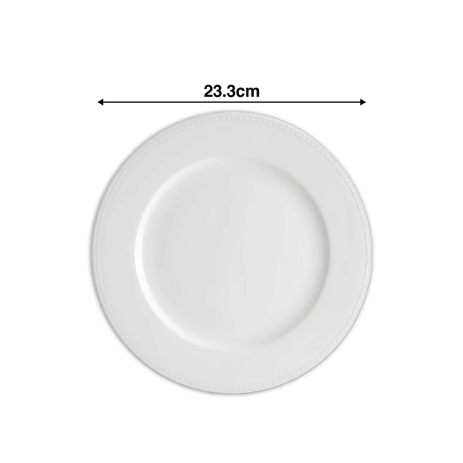 Prato Sopa Perla 23.3X3.1cm