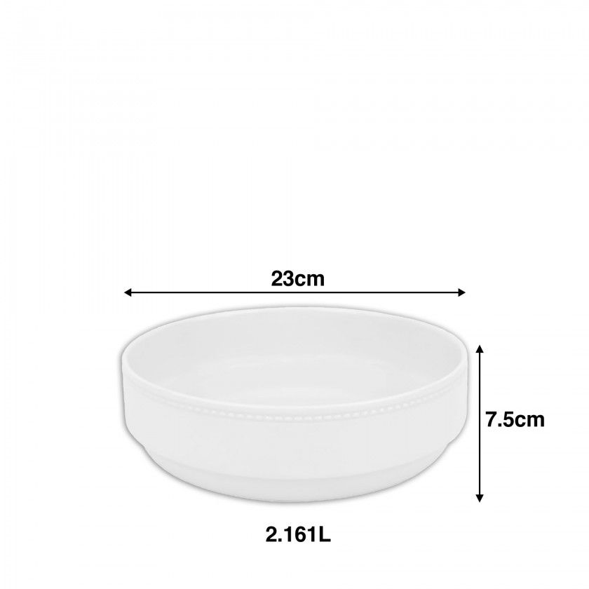 Saladeira Perla 2161ml 23X7.5cm