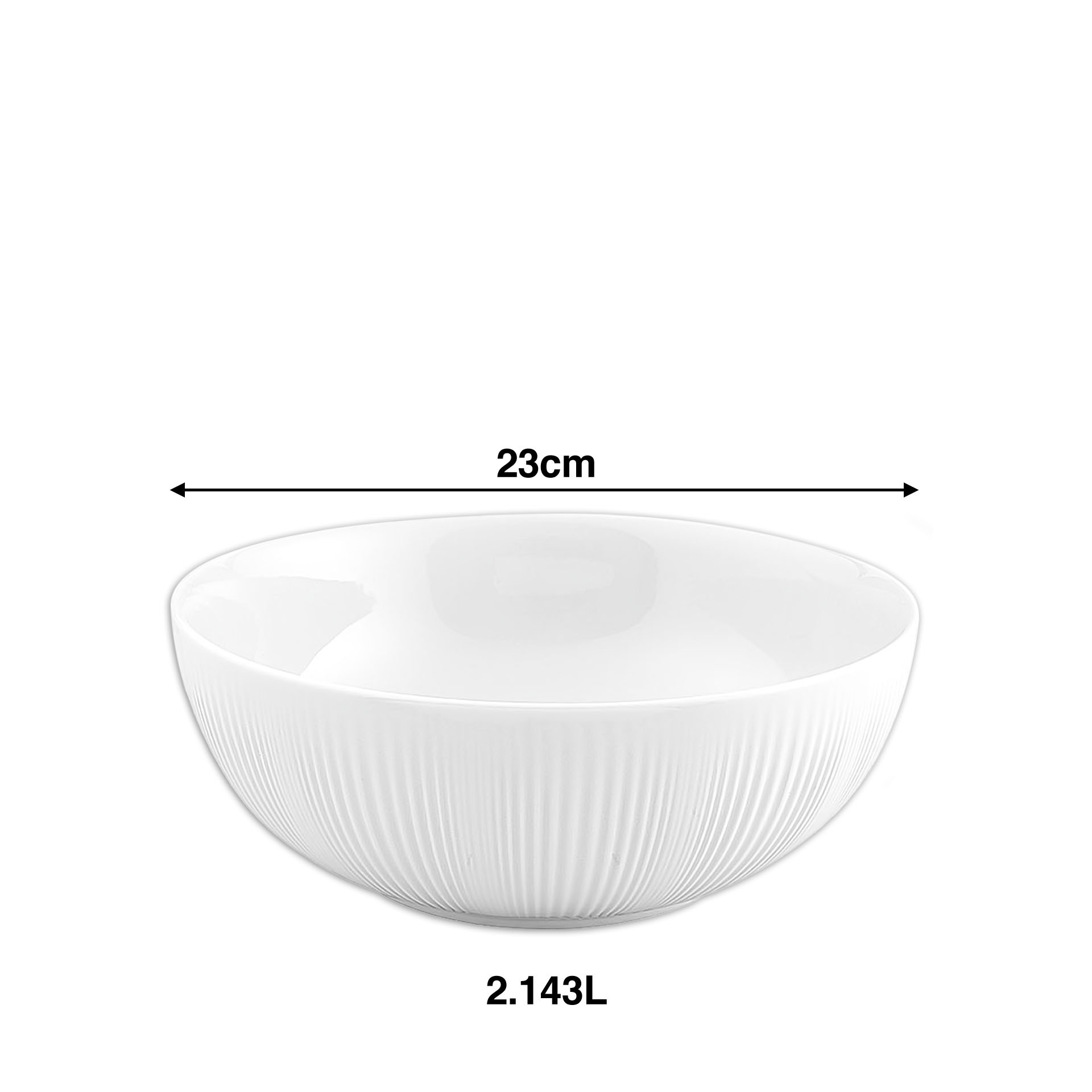 Saladeira Verve Wh 2143ml 23cm