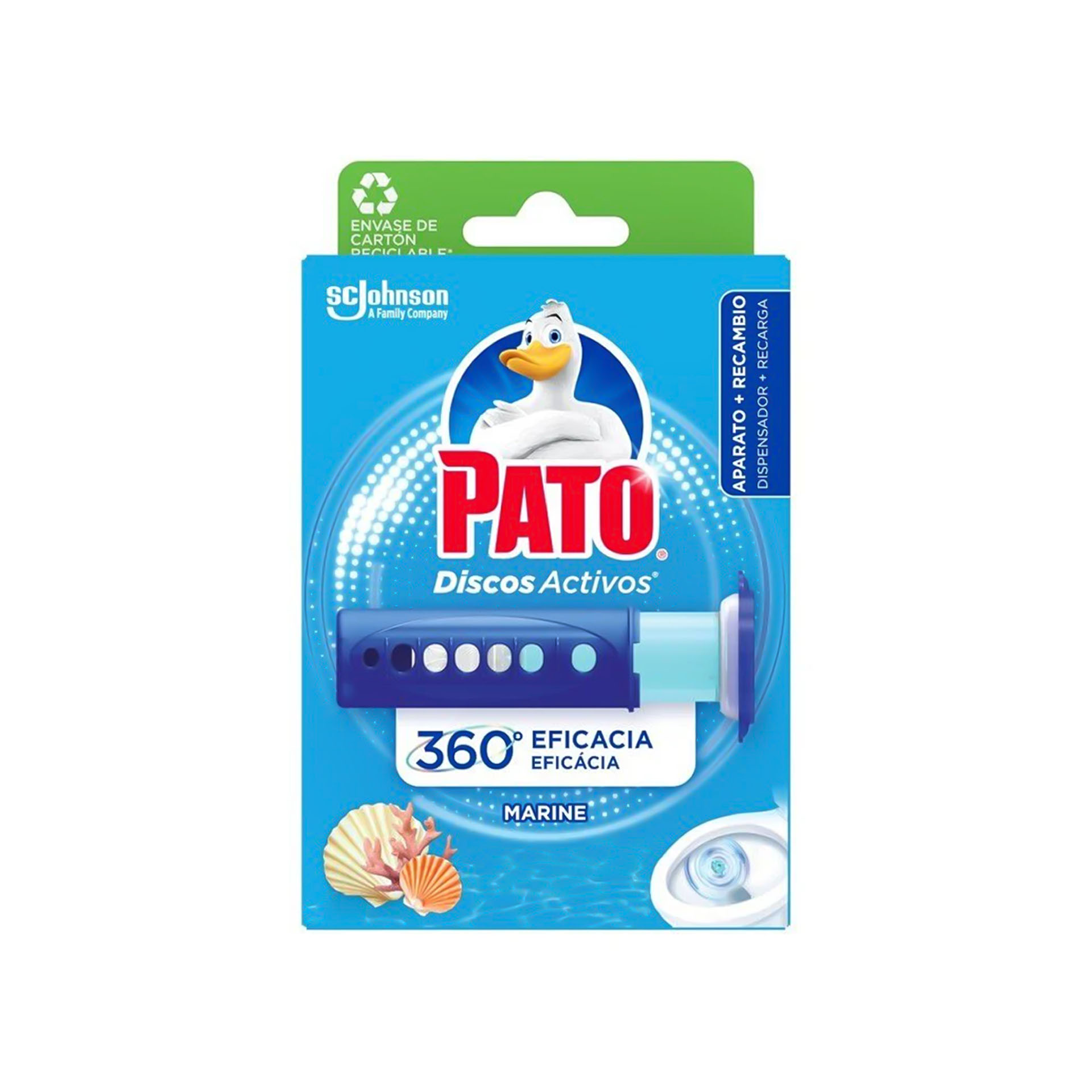 Discos Ativos Dispensador + 6 Recargas Marinho 36ml