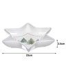 Prato Porcelana Estrela 23X23X3.5cm Prato Porcelana Estrela 23X23X3.5cm