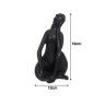 Figura Mulher Sentada Com Mo Na Cara e na Perna 12X10X19cm