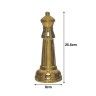 Peça Xadrez Cerâmica Rainha Dourado 9X9X25.5cm Peça Xadrez Cerâmica Rainha Dourado 9X9X25.5cm