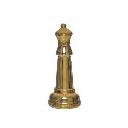 Pea Xadrez Cermica Rainha Dourado 9X9X25.5cm