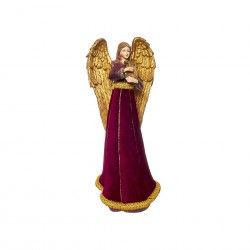 Anjo Poliresina Bord e Dourado15.50X14.50X33cm