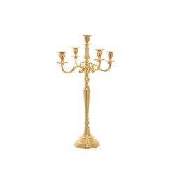 Castial Alumnio 5 Braos Dourado 36.5X36.5X63cm