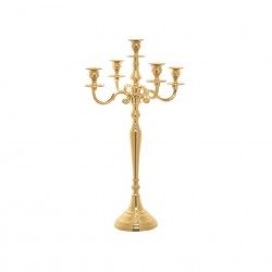 Castial Alumnio 5 Braos Dourado 44.5X44.5X81cm