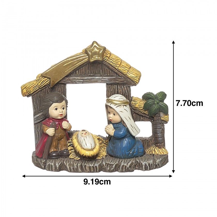 Presépio Poliresina Miniatura 9.19X3.10X7.70cm Presépio Poliresina Miniatura 9.19X3.10X7.70cm