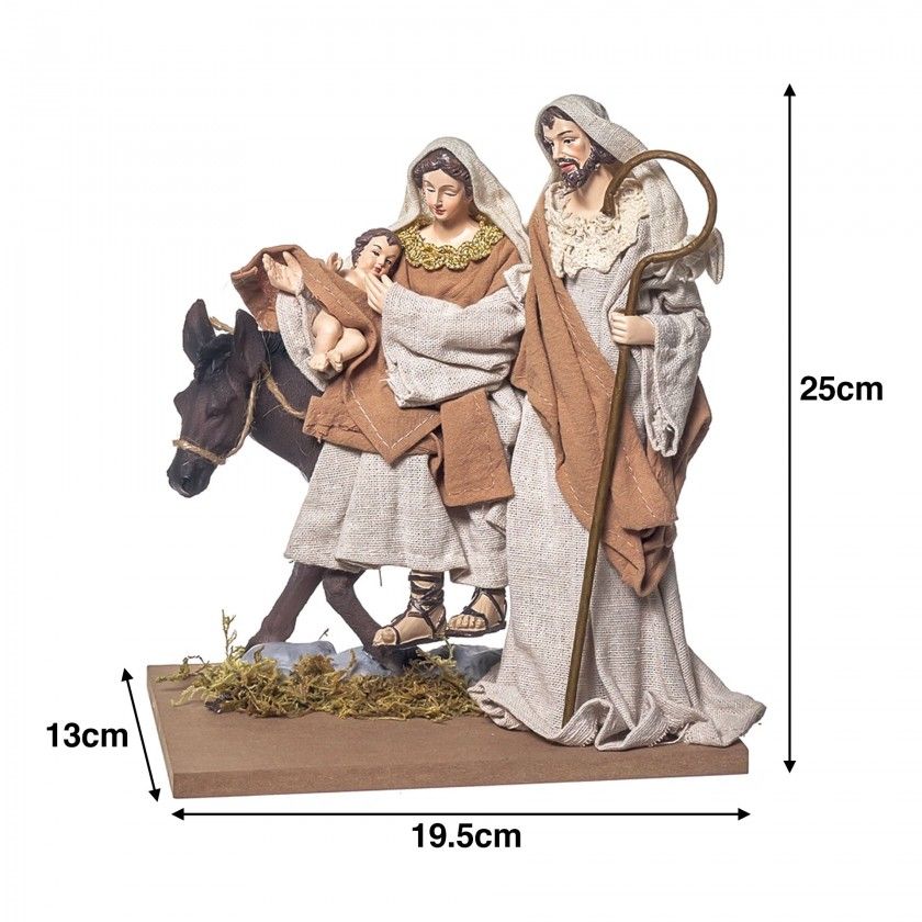 Fuga Egipto Tecido 19.5X13X25cm Fuga Egipto Tecido 19.5X13X25cm