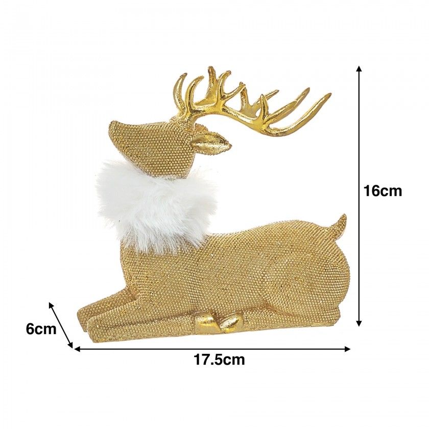 Rena Resina Com Pêlo 17.5X6X16cm Rena Resina Com Pêlo 17.5X6X16cm