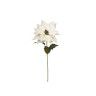 Haste Poinsetia Veludo 3 Folhas Bege 80cm Haste Poinsetia Veludo 3 Folhas Bege 80cm