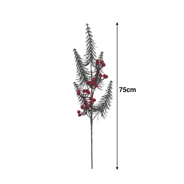 Haste Bagas E Mini Pinheiros 75cm