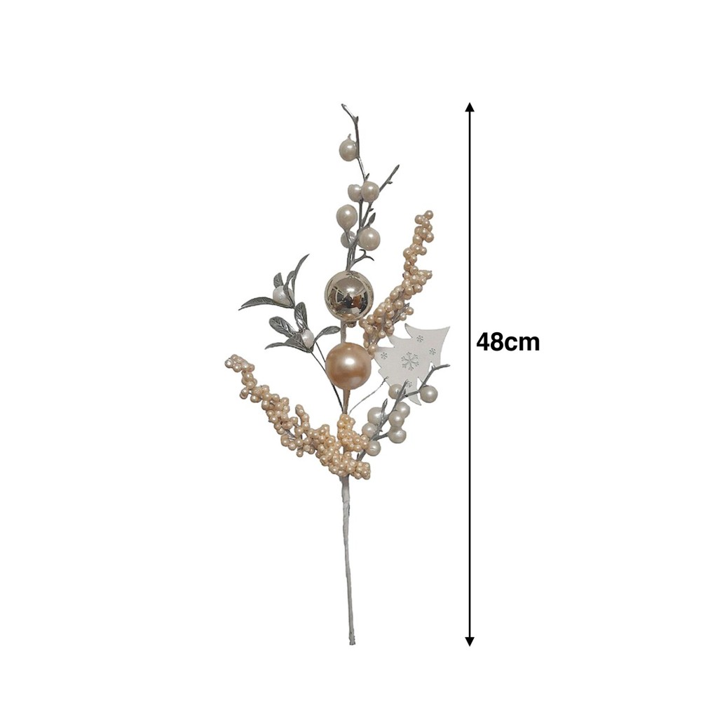 Haste Bolas E Pinheiro 48cm