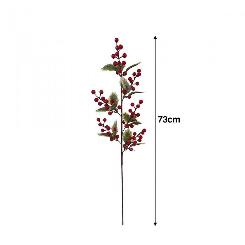 Haste De Azevinho Bagas 73cm Haste De Azevinho Bagas 73cm