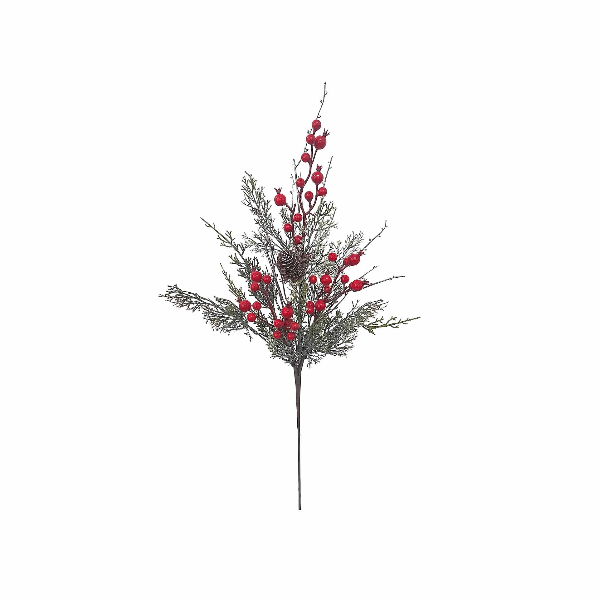 Haste De Cedro Pinhas E Bagas 70cm