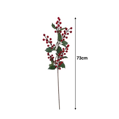 Haste De Azevinho Bagas 73cm
