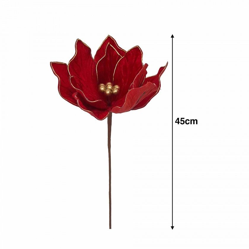 Haste Magnolia De Veludo 45cm Haste Magnolia De Veludo 45cm