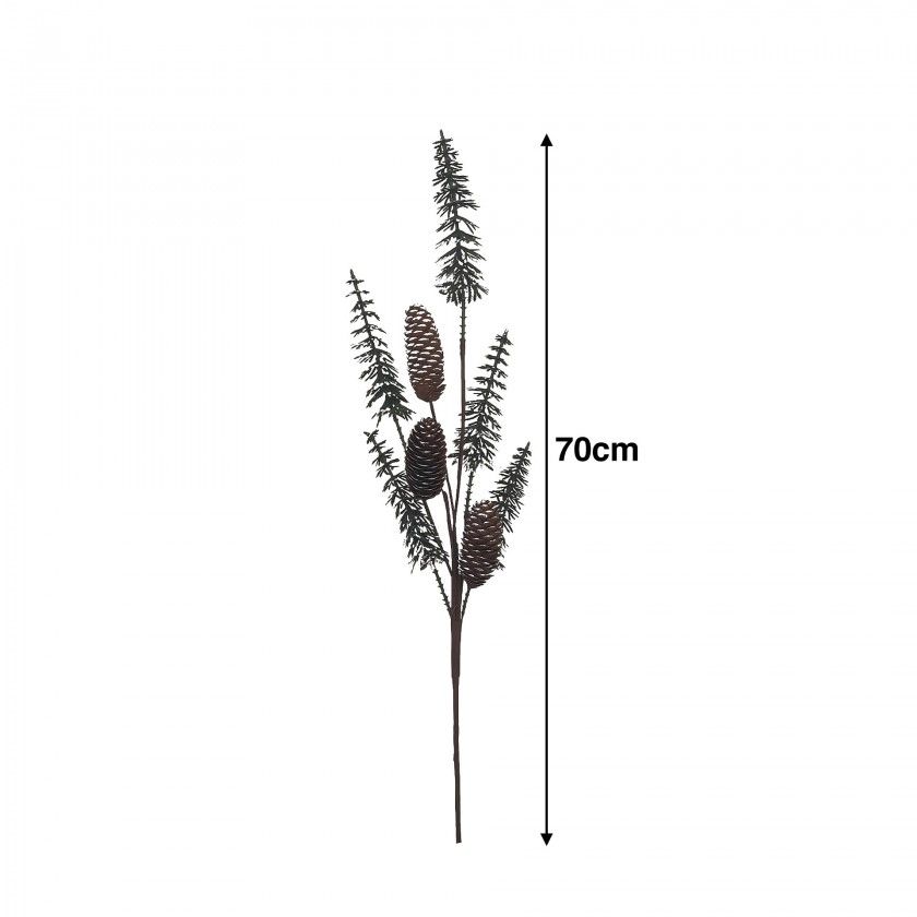 Haste Pinhas E Mini Pinheiros 70cm Haste Pinhas E Mini Pinheiros 70cm