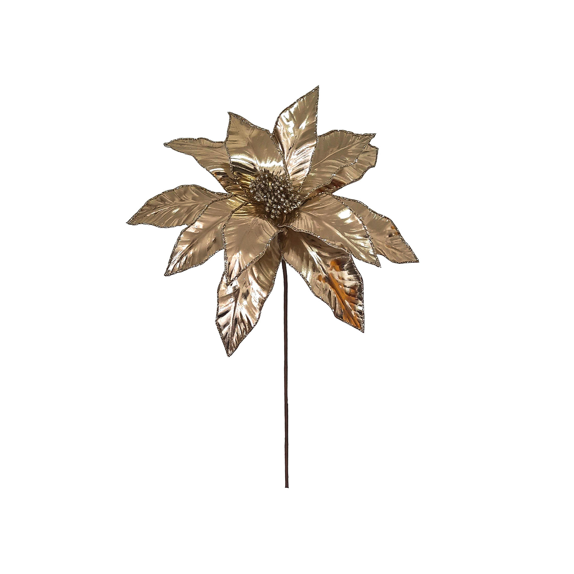 Haste Poinsetia Brilhante 55cm