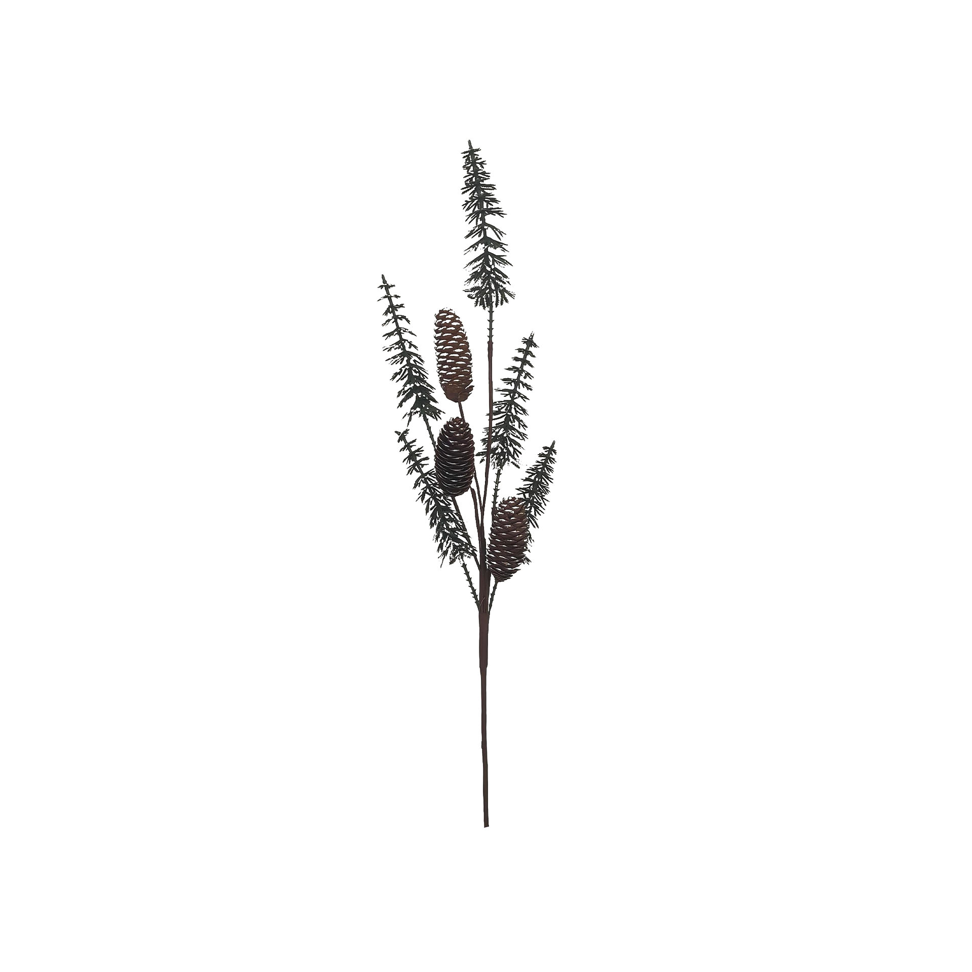 Haste Pinhas E Mini Pinheiros 70cm