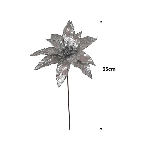 Haste Poinsetia Brilhante 55cm - Image product
