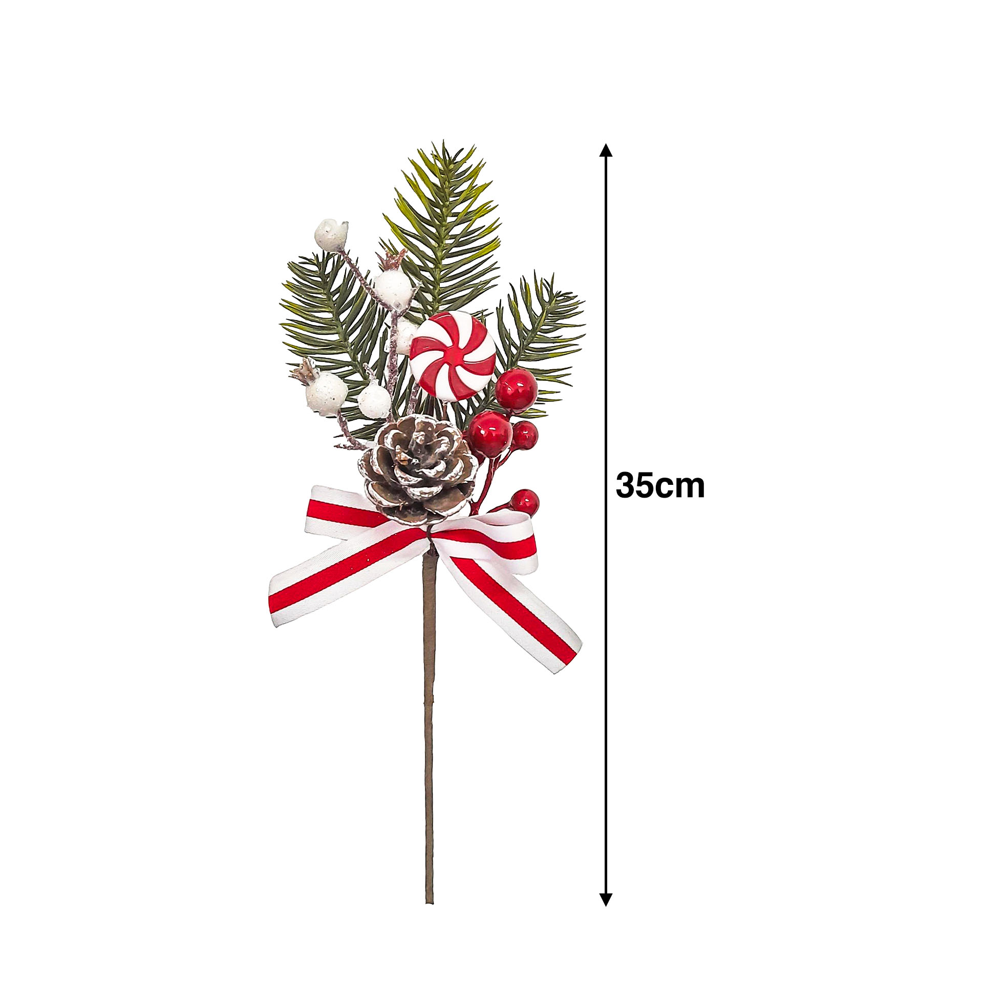 Haste Pinha E Chupa-Chupa Laço 35cm