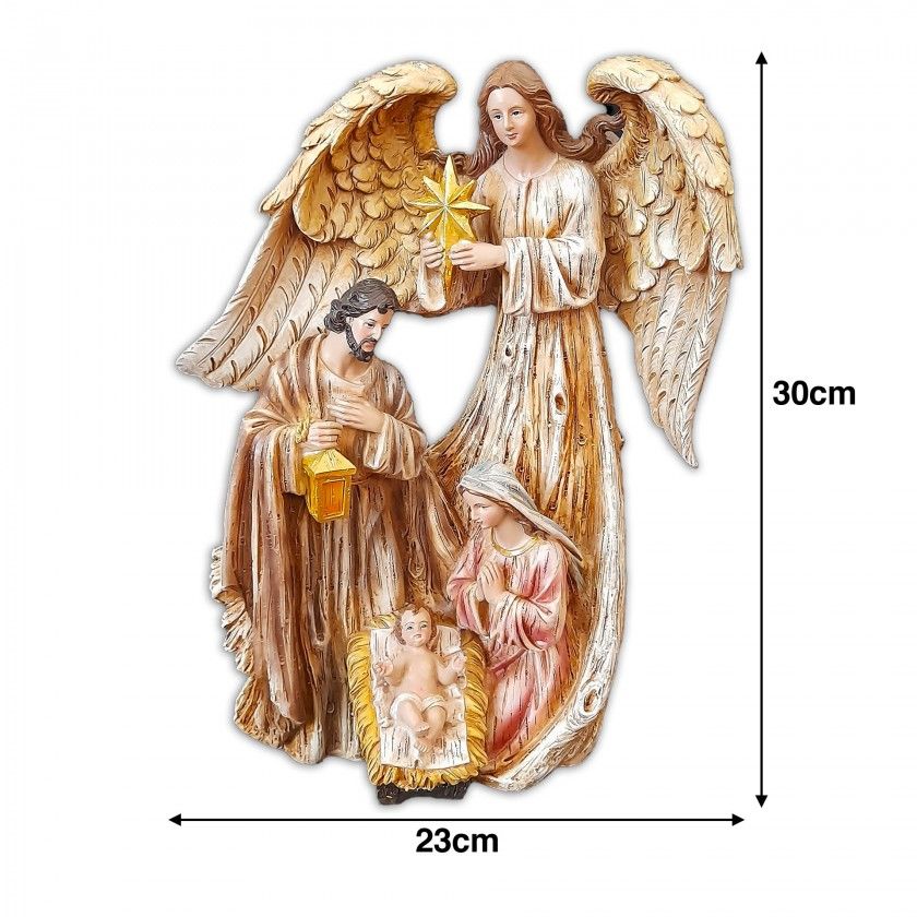 Sagrada Família Anjo 30X23cm Sagrada Família Anjo 30X23cm