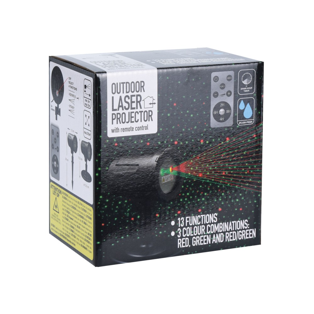 Projetor Laser Efeitos Natal 13 Funções