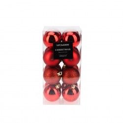 Bola Natal Vermelho 5cm Pack 16