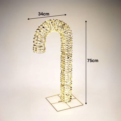 Bengala Doce Decorativa Led 34X75cm - Image product