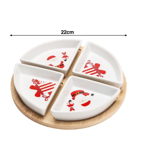 Tabua Servir Natal 22cm Pack 6 - Image product