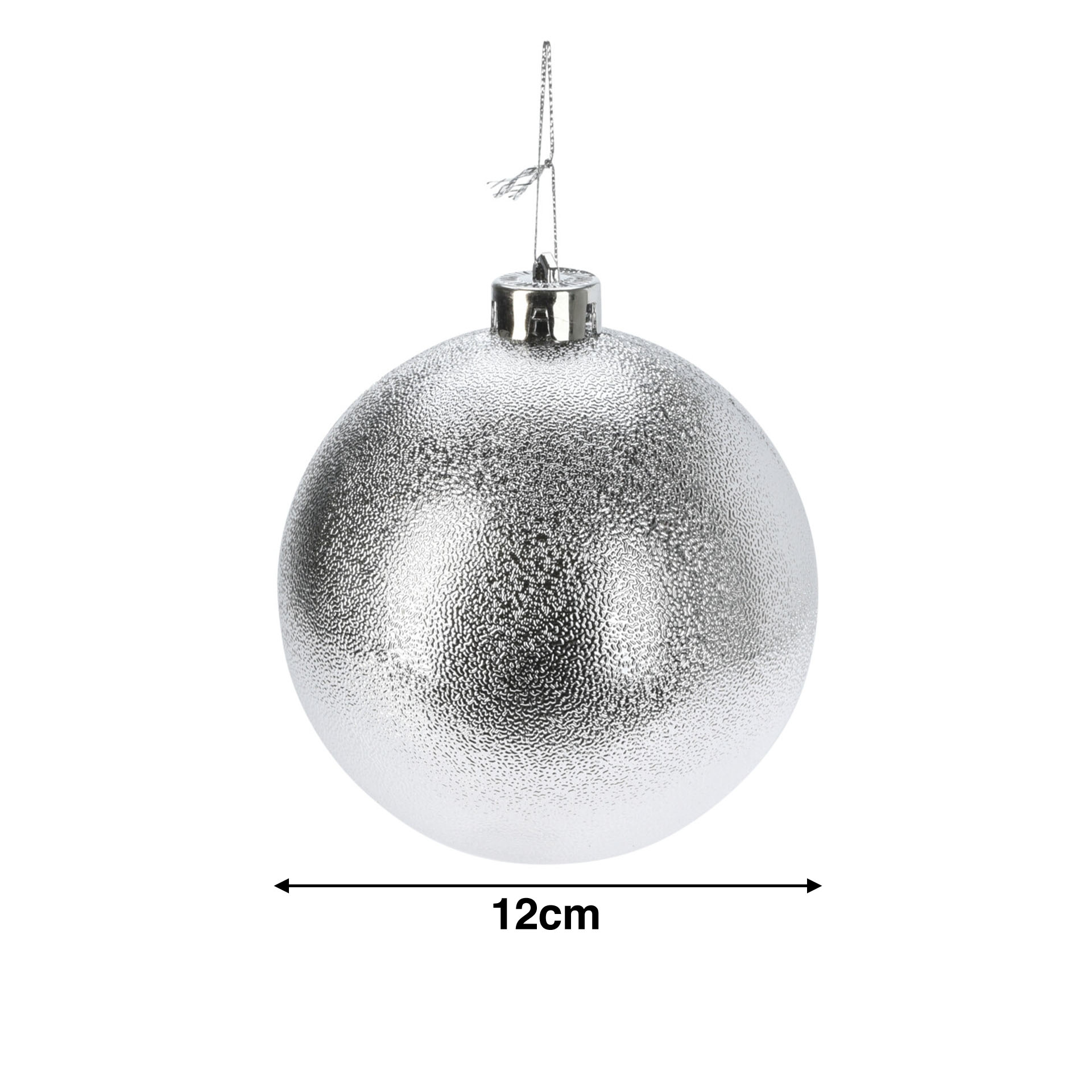 Bola Natal Metalica 12cm
