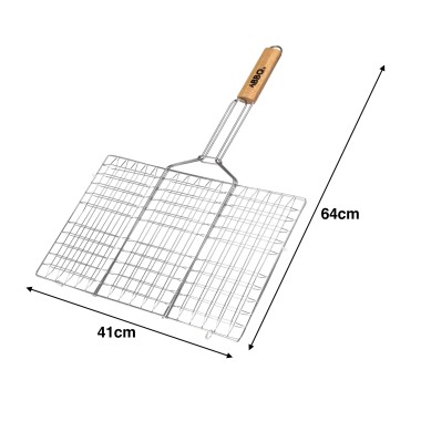 Grelha Churrasco 64X41X2cm