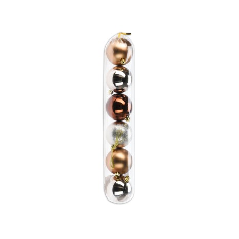 Bola Natal Ambar 7cm Pack 6 - Image product