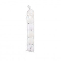 Bola Natal Branco 7cm Pack 6