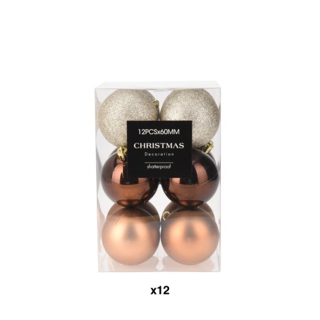 Bola Natal Ambar 6cm Pack 12 - Image product