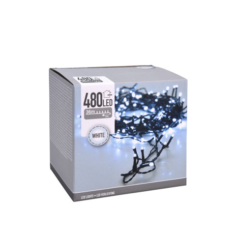 Grinalda Natal Exterior 480 Led Luz Branca 36m - Image product