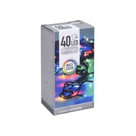 Grinalda Natal Exterior 40 Led Multicores 3m - Image product