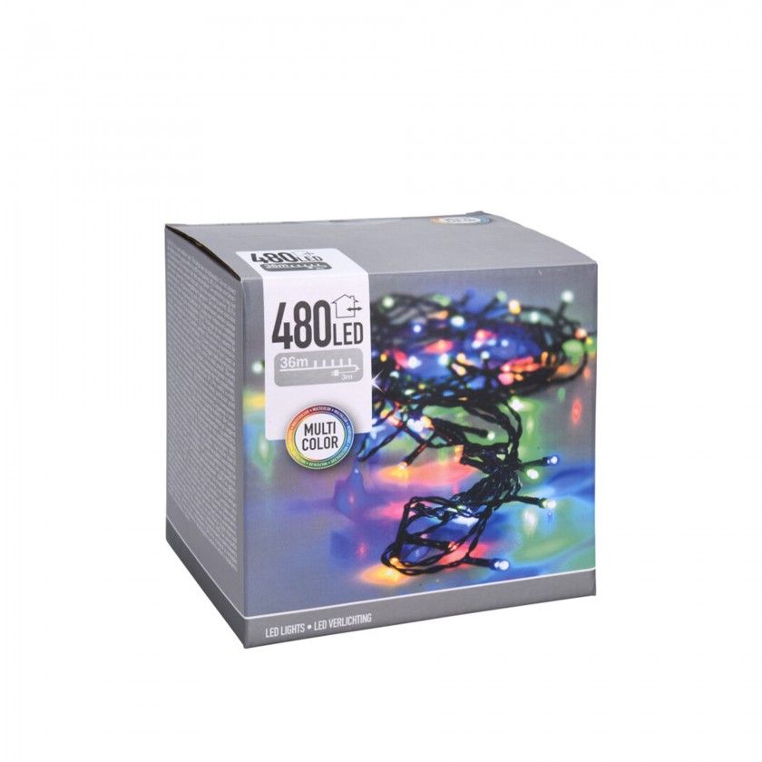 Grinalda Natal Exterior 480 Led Multicores 36m Grinalda Natal Exterior 480 Led Multicores 36m
