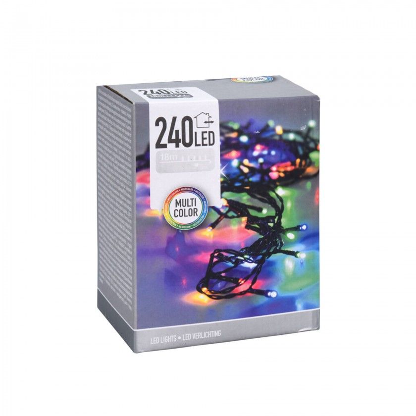 Grinalda Natal Exterior 240 Led Multicores 18m Grinalda Natal Exterior 240 Led Multicores 18m
