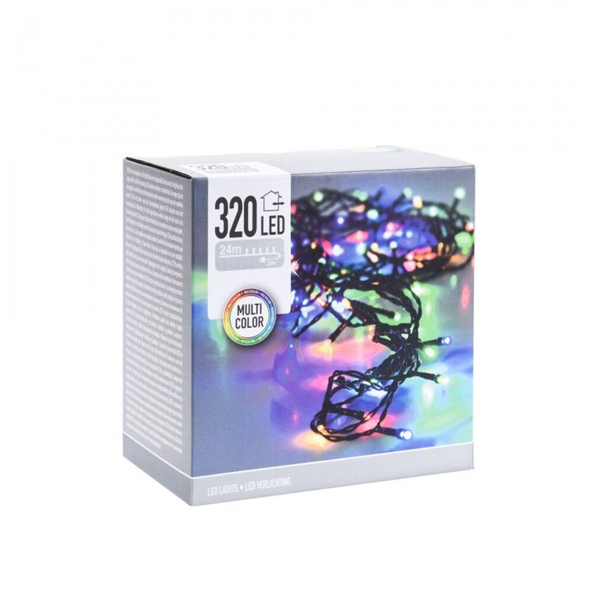 Grinalda Natal Exterior 320 Led Multicores 24m Grinalda Natal Exterior 320 Led Multicores 24m