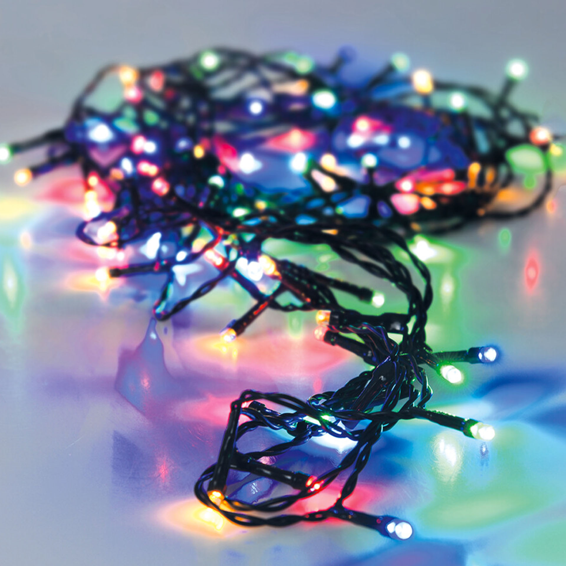 Grinalda Natal Exterior 240 Led Multicores 18m