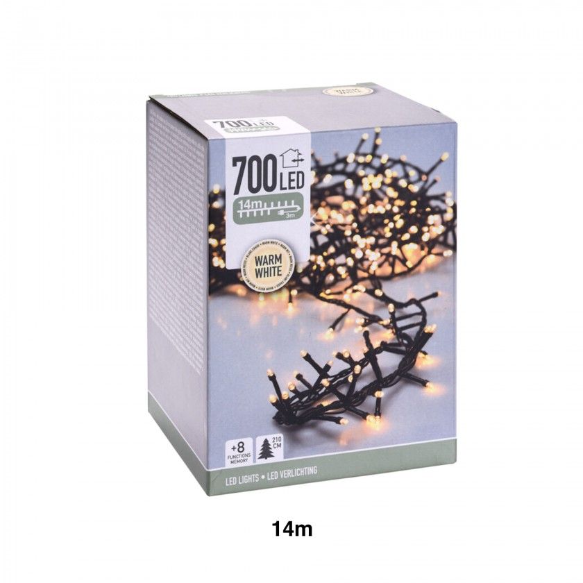 Grinalda Natal Micro 700 Led Luz Quente 14m Grinalda Natal Micro 700 Led Luz Quente 14m