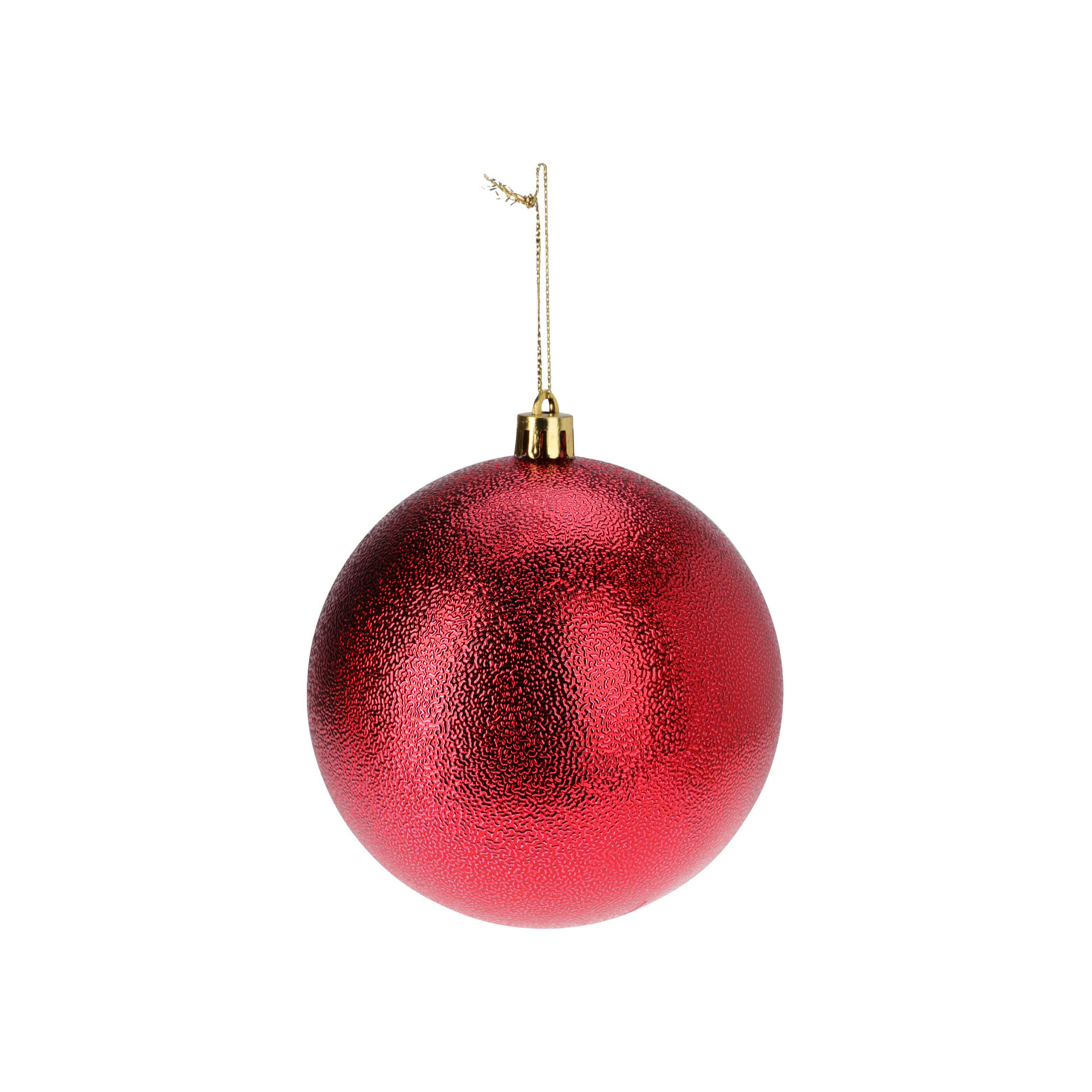 Bola Natal Vermelho 10cm