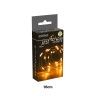 Grinalda Natal Fio Ouro 20 Led Luz Quente 95cm Grinalda Natal Fio Ouro 20 Led Luz Quente 95cm